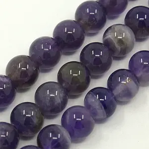 Natural Chevron Amethyst Beads Strands