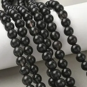 Natural Ice Obsidian Beads Strands