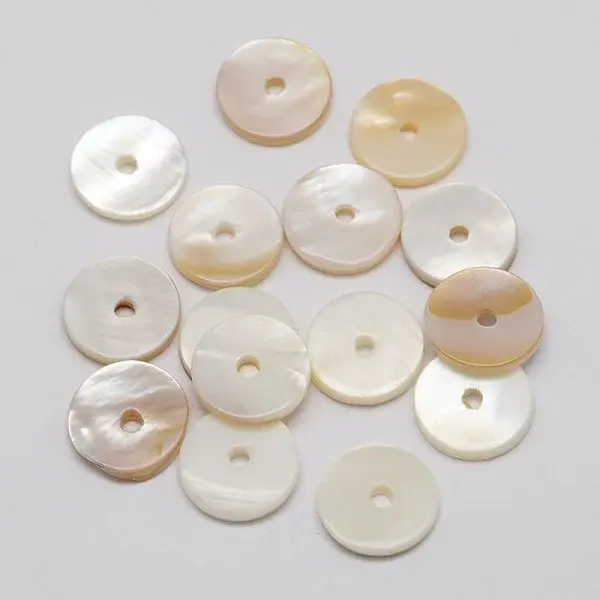 Dyed Natural Shell Bead Spacers