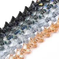 Electroplate Glass Beads Strand