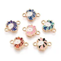Alloy Enamel Connector Charms