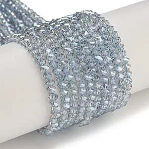 Electroplate Glass Beads Strands