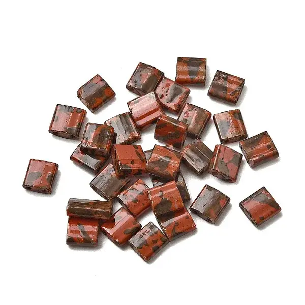 2-Hole Opaque Glass Seed Beads