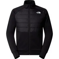 The North Face M REAXION 2.0 FLEECE HYBRID FULL ZIP JAC Pánská hybridní mikina, černá, velikost
