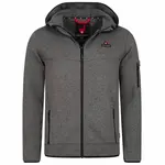 HÖHENHORN TACUL Pánská fleecová mikina, tmavě šedá, velikost