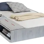 Zásuvka 90x190cm s úložným prostorem k posteli lincoln - dub modrý