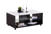 Konferenční stolek carter - dub černý/bílá