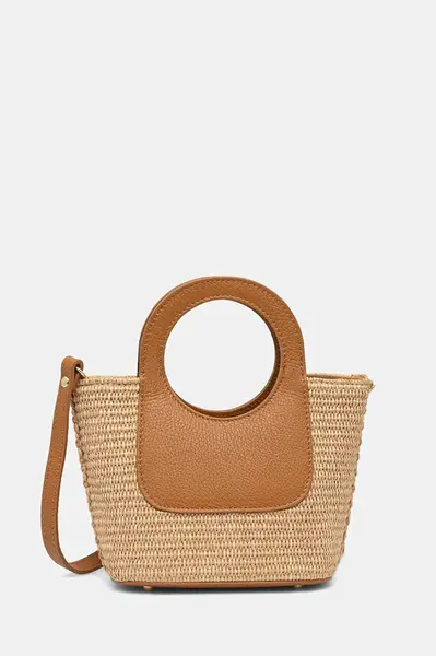 Kabelka Answear.LAB hnědá barva