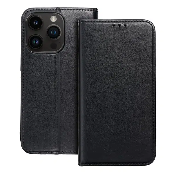 flipové pouzdro Smart Magneto pro Apple Iphone 15, černá