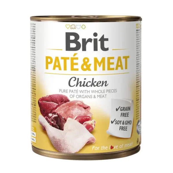 Brit konzerva Paté & Meat Chicken 800 g | P58006
