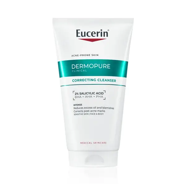 Eucerin DermoPure Clinical Exfoliační čisticí gel 150 ml