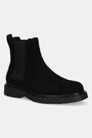 Kožené kotníkové boty Calvin Klein COMBAT ESS CHELSEA BOOT SU