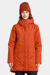Bunda Didriksons CAJSA oranžová barva, zimní, 505938