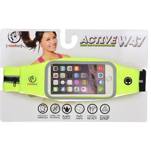Pouzdro REBELTEC WAIST ACTIVE pro telefony do 4,7", yellow