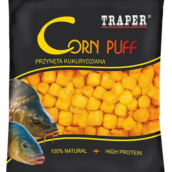 Traper pufovaná kukuřice corn puff tutti-frutti 20 g - 8 mm