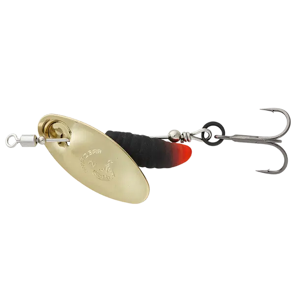 Savage gear třpytka grub spinners gold black - #0 2,2 g