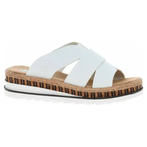 Dámské pantofle Rieker V7989-80 weiss 38