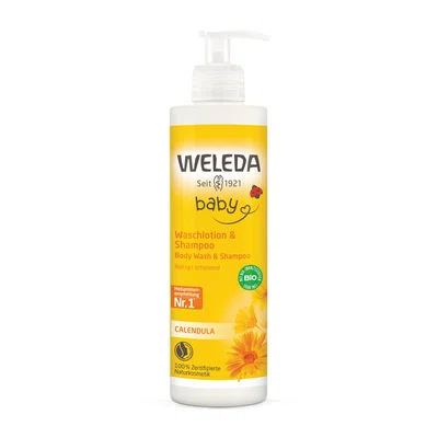 Weleda Měsíčkový mycí krém a šampon (Body Wash & Shampoo) 400 ml