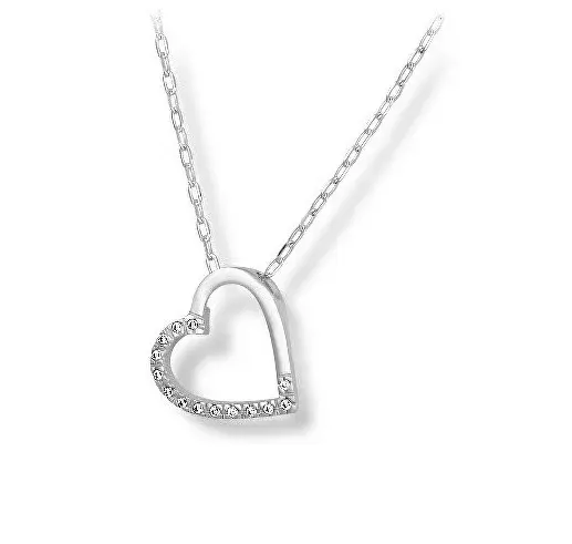 Soliter Romantický náhrdelník z bílého zlata 279 001 00084 07