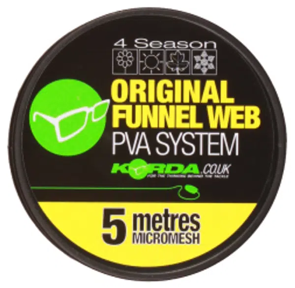 Korda pva náhradní punčocha funnel web micromesh refill 40 mm - 5 m
