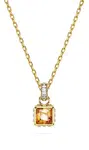 Swarovski Elegantní pozlacený náhrdelník s křišťály Chroma 5648749