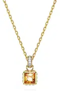 Swarovski Elegantní pozlacený náhrdelník s křišťály Chroma 5648749