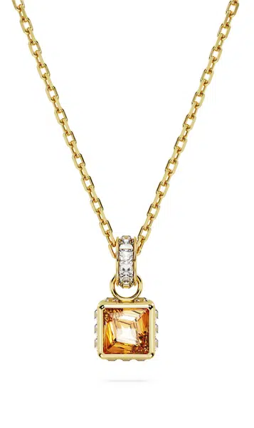 Swarovski Elegantní pozlacený náhrdelník s křišťály Chroma 5648749