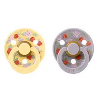 BIBS x Liberty Dudlíky z přírodního kaučuku Colour 2ks, velikost 1 - Pale Butter Mix