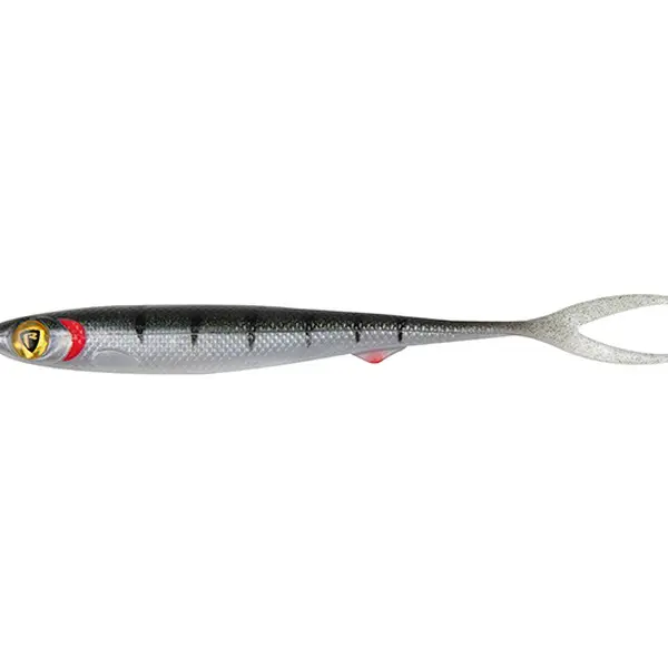 Fox rage gumová nástraha slick finesse super soft uv young perch - 20 cm