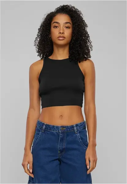 Women's cropped top black