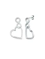 Strieborné náušnice Resita