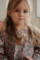 Dětská bavlněná halenka Konges Sløjd DREY SLIT BLOUSE GOTS více barev, vzorovaná, KS103786