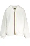 K-WAY WOMEN'S ZIP SWEATSHIRT WHITE
