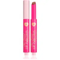 Too Faced Lip Injection Extreme Plumping Clicks lesk na rty pro větší objem v tyčince odstín Velvet Crush 1.5 g