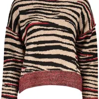 DESIGUAL RED WOMEN'S SWEATER