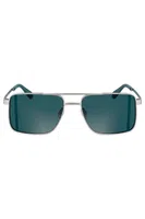 CALVIN KLEIN MEN'S SUNGLASSES SILVER