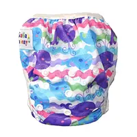 GaGa's pleny Plenkové plavky pro miminko Barevné velryby