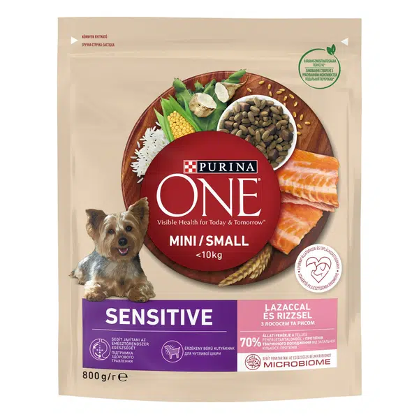 Purina ONE Mini Delicate granule pro psy 2 x 800 g