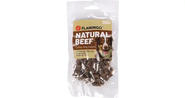 Flamingo Nature Snack - hovězí na kostičky 80 g