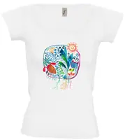 Petissimo Jungle dámské tričko - bílé XS-S