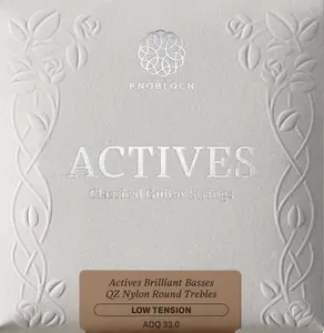 Knobloch ACTIVES Double Silver QZ Nylon Medium-High Tension 34.0