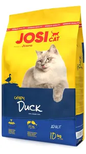 Josicat Crispy Duck - chrumkavé suché krmivo s príchuťou kačice pre mačky 10 kg