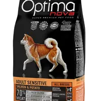 Visán Optimanova Dog Adult Sensitive Salmon & Potato 12 kg