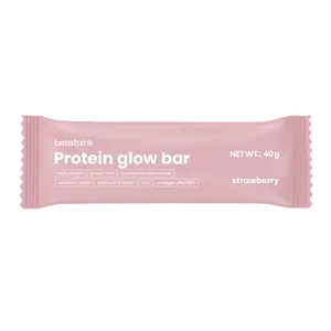 BEASTPINK Protein GlowBar - jahoda 40 g