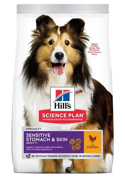 Hill's Science Plan Sensitive Stomach & Skin krmivo pro psy 14 kg