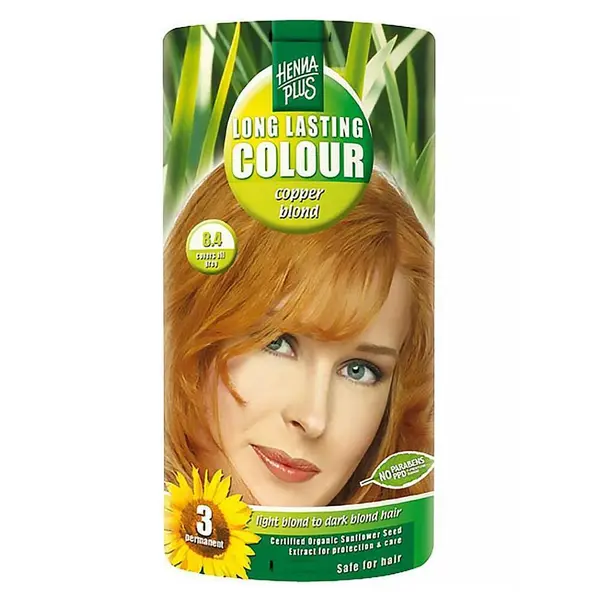 HENNA PLUS Přírodní barva na vlasy 8.4 Měděná blond 100 ml