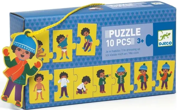Puzzle oblékání - 10 pcs