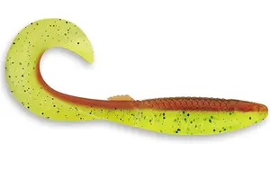 Rapala gumová nástraha crushcity the curl motor oil ch - 9,2 cm 4 g 8 ks