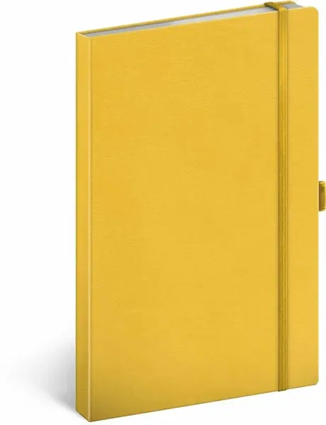 Notes Žlutý, linkovaný, 13 × 21 cm