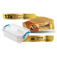 NUPREME Proteinové tyčinky slaný karamel v dóze 12 ks
